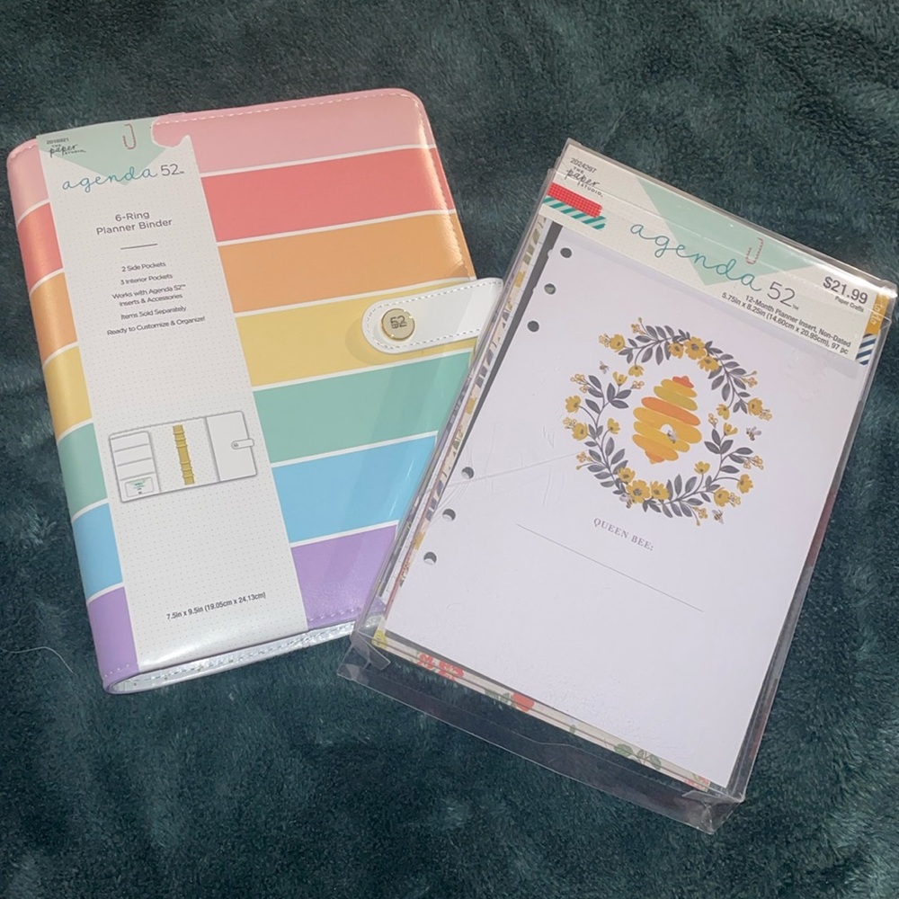 12-Month Planner Non-Dated and Binder